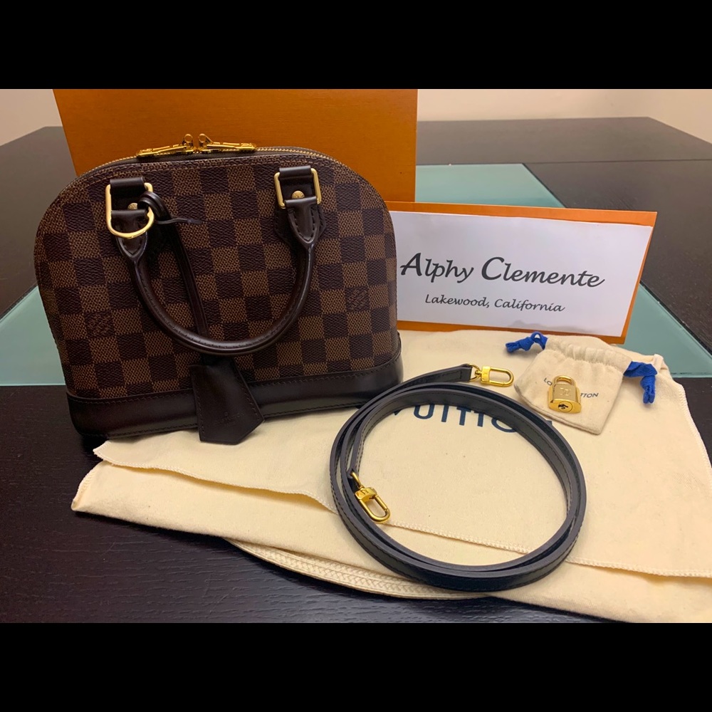 Louis Vuitton Alma BB in Damier Ebene